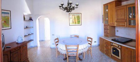 Holiday rental accommodation kitchen