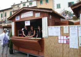 Kasse des Weinfestivals