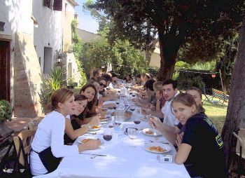 Tuscan dinner in Tuscany