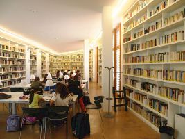 Interior of Greve Public Library