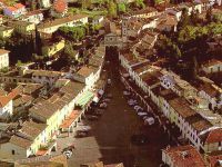 Aerial view of Greve in Chianti