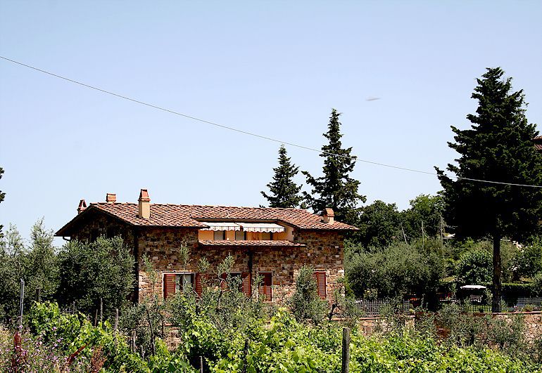 Vacation accommodation for two persons in Chianti