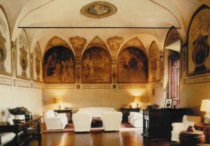 Frescoes at Badia a Coltibuono